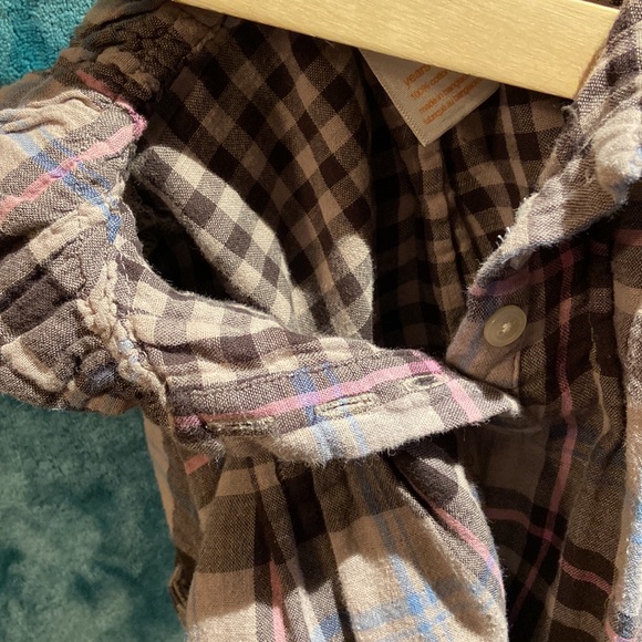 BUNDLE DISCOUNTS! Sz 3 Joe Fresh Plaid Tunic shirt Girls - Picture 8 of 8